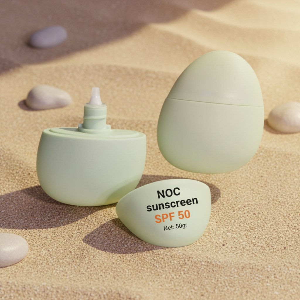 کرم ضد‌آفتاب +صورت+فلوئیدی+ارگانیک+برند+ناک